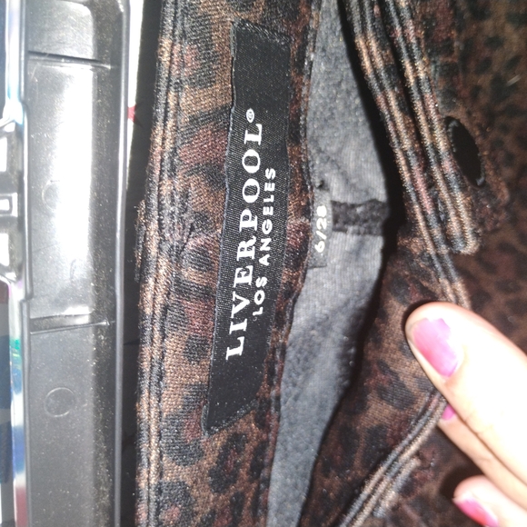 Liverpool Los Angeles Leopard Print Skinny Jeans - Picture 2 of 6